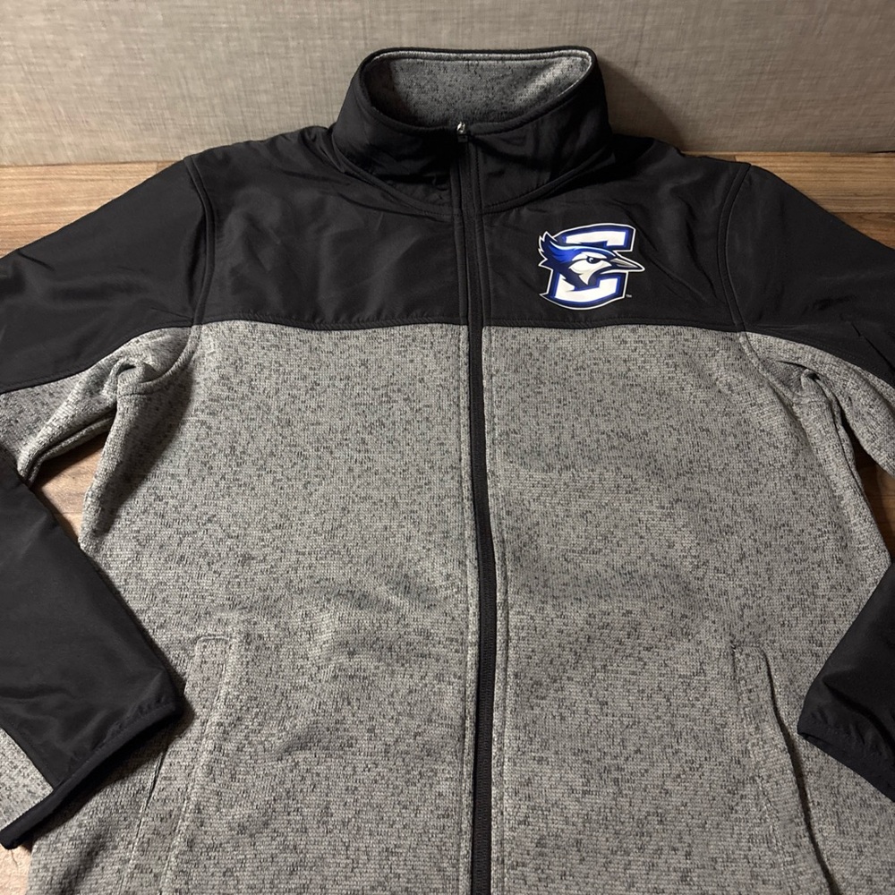 Colosseum‎ Creighton Bluejays Full Zip Gray Black Jacket Medium NWT 0129